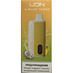 Электронная сигарета UDN X Plus 12000 Банан Кокос